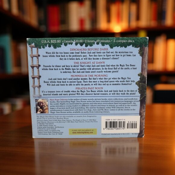 Magic Tree House Collection #1 Books 1-4 Audiobook 978-0-307-28471-3 - Picture 4 of 4